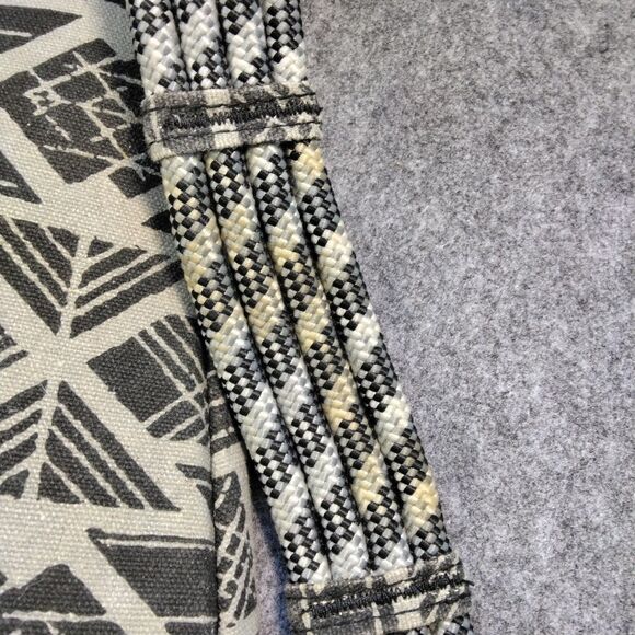 Kavu Charcoal Tribal Rope Sling Bag Crossbody Purse Backpack Black Gray  Pre Own - Picture 7 of 8